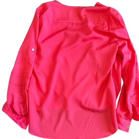 CALVIN KLEIN draped front blouse - Picture 7 of 7